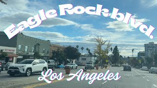 Drive from Eagle Rock to Hollywood | Los Angeles surface streets | November 2025