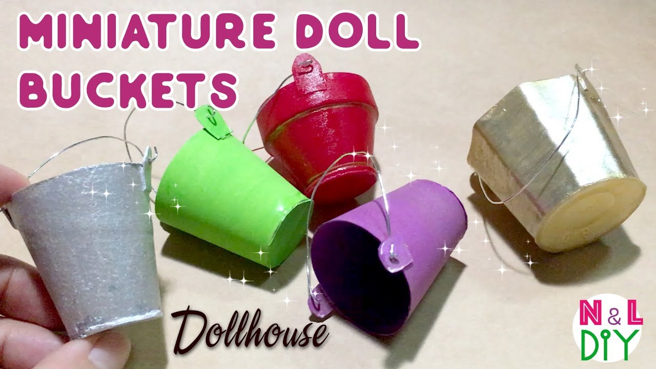 1:12 Dollhouse Miniature DIY Model Toys Scene Accessories Beach Bucket Ornam UUM 