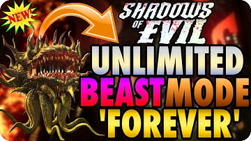 Shadows Of Evil Glitches: Unlimited Beast Mode "FOREVER" - BO3 Zombie Glitches
