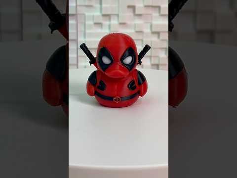 3d printed marvel Deadpool duck #deadpool #duck #marvel #3dprinting #bambulab #3d #fyp