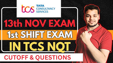 TCS NQT 13th November Exam Analysis | TCS NQT Todays Exam Cutoff & Analysis | Coding Question