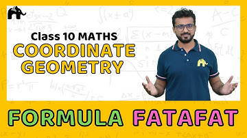 Coordinate Geometry | Class 10 Maths Formulas Sheet | Revision List CBSE NCERT