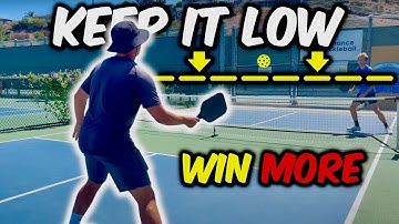 How to Keep the Ball Low and STOP Pop Ups in Pickleball