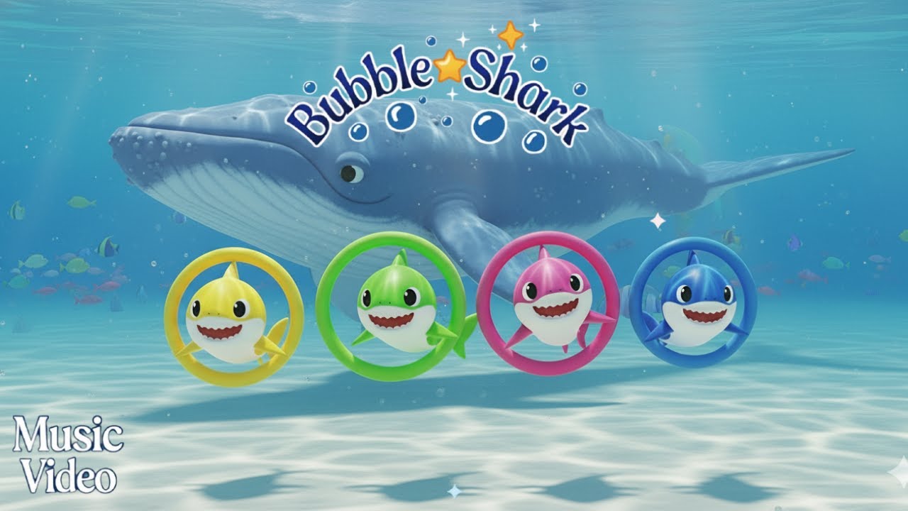 Bubble Shark | Pyon Pyon Adventure 🐠✨ The Lost Little Shark’s Ocean Journey 