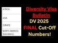 DV 2025 Final Cut Off Numbers DV 2025 Final Cut Off Numbers
