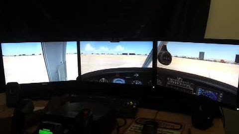 Fsx triple monitor #2 w/ live atc