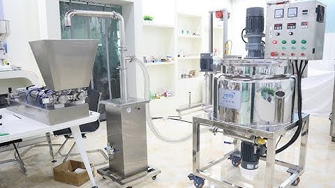 how to connect transfer pump with mixer tank and filling machine