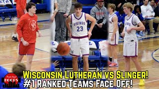 #1 Wisconsin Lutheran And #1 Slinger Face Off In SOLD OUT Gym!