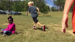 Teacher Plays Duck, Duck, Goose With His Students