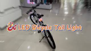 Rechargeable Bicycle Accessories Expression Light LED Bike Light Programmable Bicycle Taillight