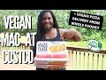 VEGAN Mac &amp; Cheese at Costco + PIZZA delivery from Whole Foods?! | Mac &amp; Yease | Vlog