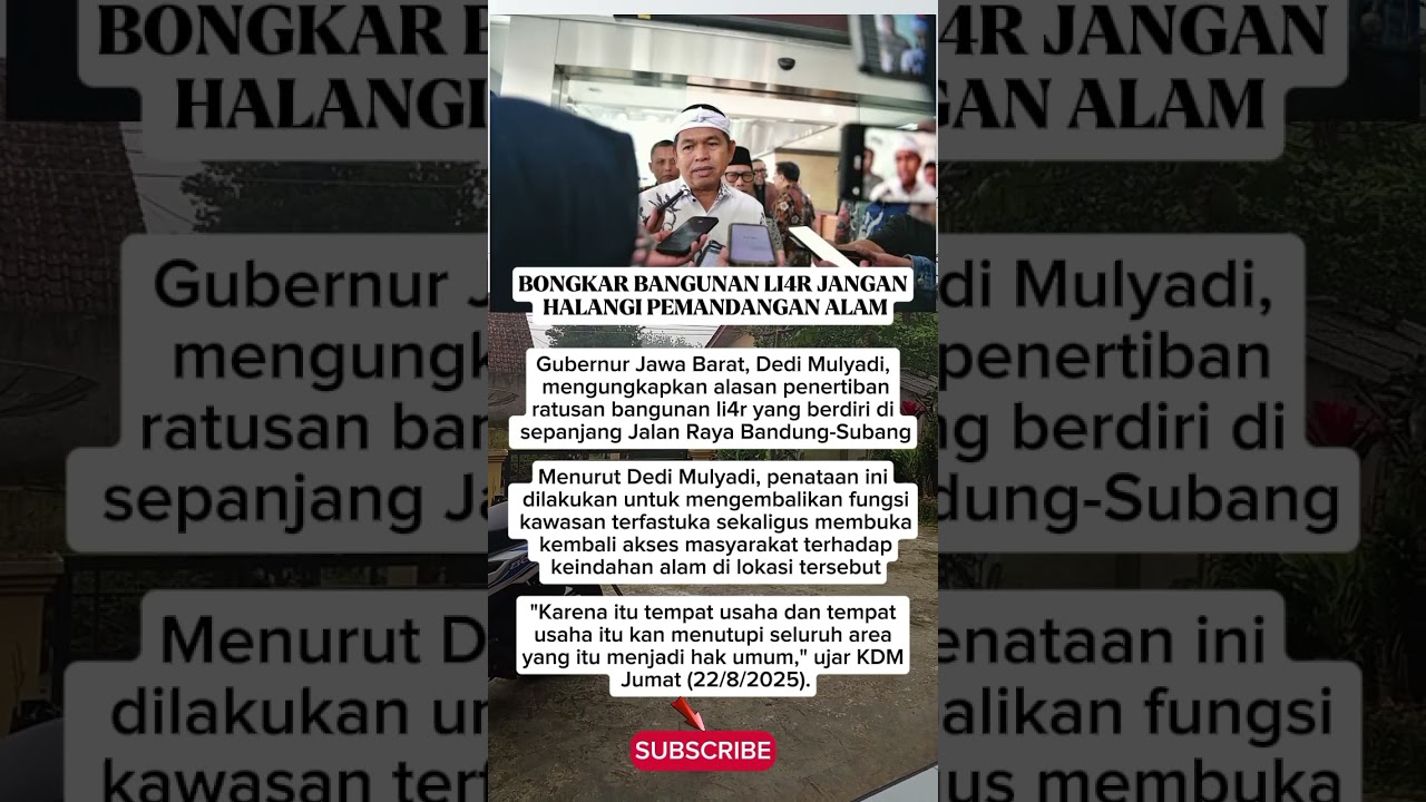 KDM B0NGK4R BANGUNAN LI4R#viral #beritaterkini #shortsvideo #dedimulyadi