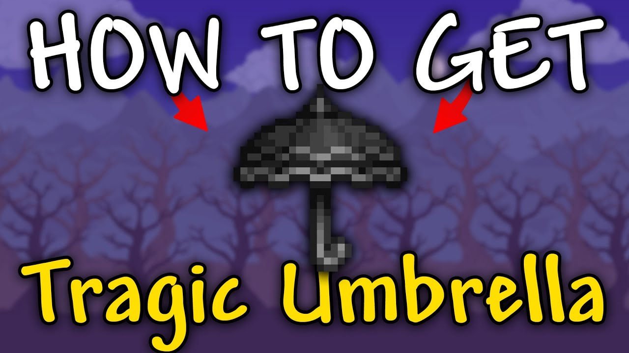 How to Get Tragic Umbrella in Terraria Tragic Umbrella Terraria YouTube