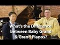 What's the difference between a Baby Grand and Grand Piano?