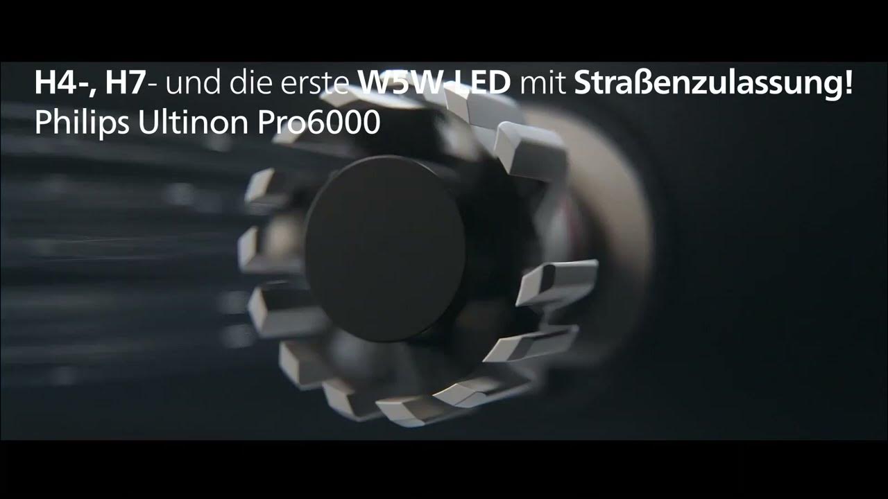 PHILIPS ULTINON PRO6000 LED - H4-, H7- und die erste W5W-LED mit  Straßenzulassung! 