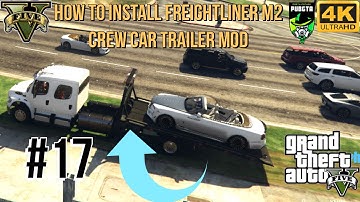 HOW TO INSTALL CAR TRAILER  FREIGHTLINER CREW M2 CAB | CAR TRAILER | CAR TRAILER MOD