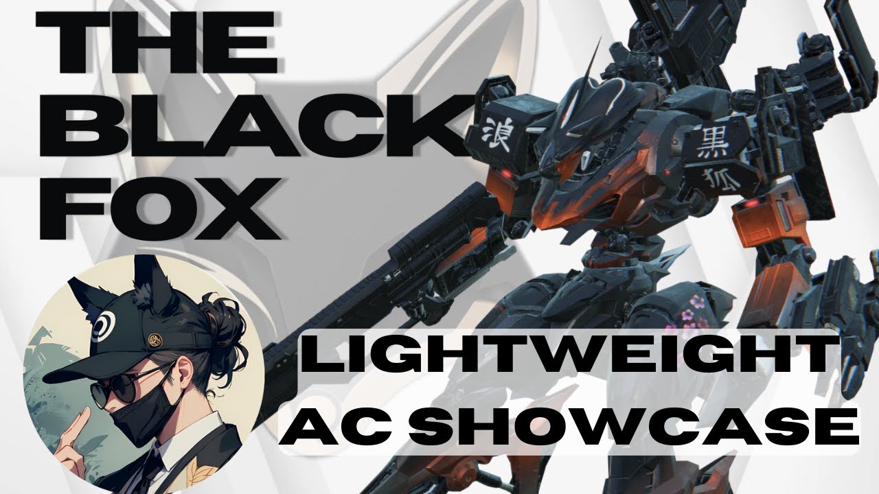 LWAC showcase presents: The Black Fox | Lightweight AC Build | ARMORED CORE™ VI FIRES OF RUBICON™ |