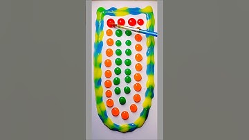 🎨Color Mixing Techniques for Relaxation!🌈 #relaxing #asmr