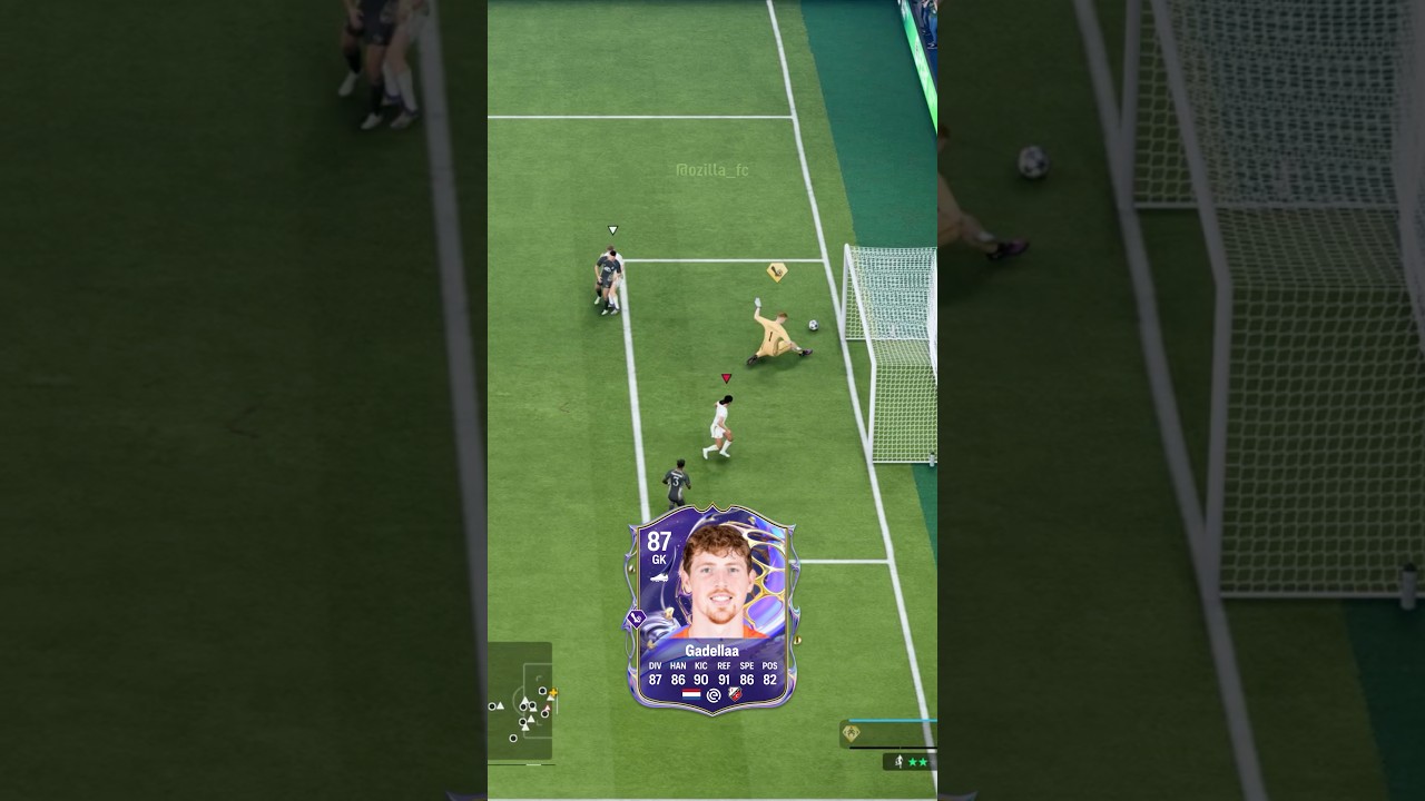 6’11’ Goalkeeper Evo Gadellaa saves EVERYTHING 😂 