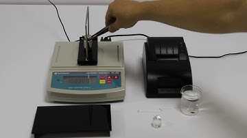Demo Video for DahoMeter Liquids Density Gauge,Density Testing Apparatus---Weights Calibration