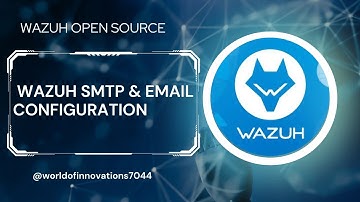 Wazuh SMTP configuration | Wazuh Email configuration | Wazuh Email Alert Configuration | Wazuh Email