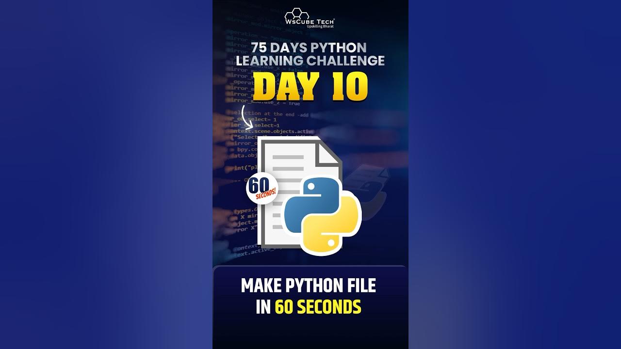 📁 Make Python File in Different Way (10/75Days 🔥) | All Videos Are here ...