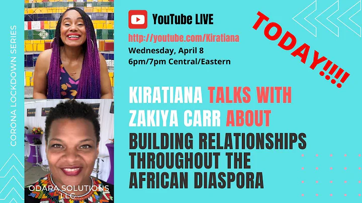 Lockdown: Kiratiana chats with Zakiya Carr of Odar...