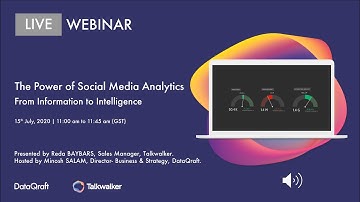 Power of Social Media Analytics | Talwalkar - Webinar | DataQraft