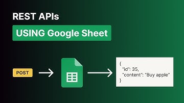 Rest APIs using Google Sheet