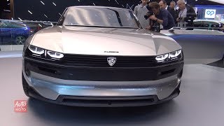 Peugeot e-legend Concept - Exterior And Interior Walkaround - 2018 Paris Motor Show