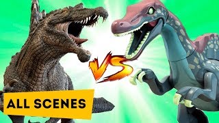 Динозавры Лего МУЛЬТИК против КИНО | LEGO VS MOVIE | Dinosaurs | All Scene