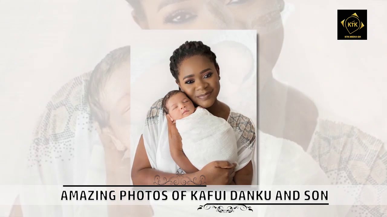 Amazing Photos of Kafui Danku and her newborn son