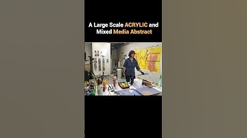 Pamela Caughey - Large Scale ACRYLIC and Mixed Media Abstract