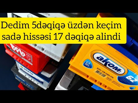 Video: Quru akkumulyator avtomobil üçün yaxşıdır?