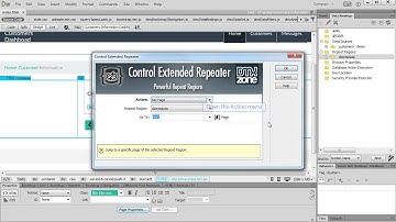 Controlling HTML5 Data Bindings Extended Repeater with Dreamweaver Behaviors