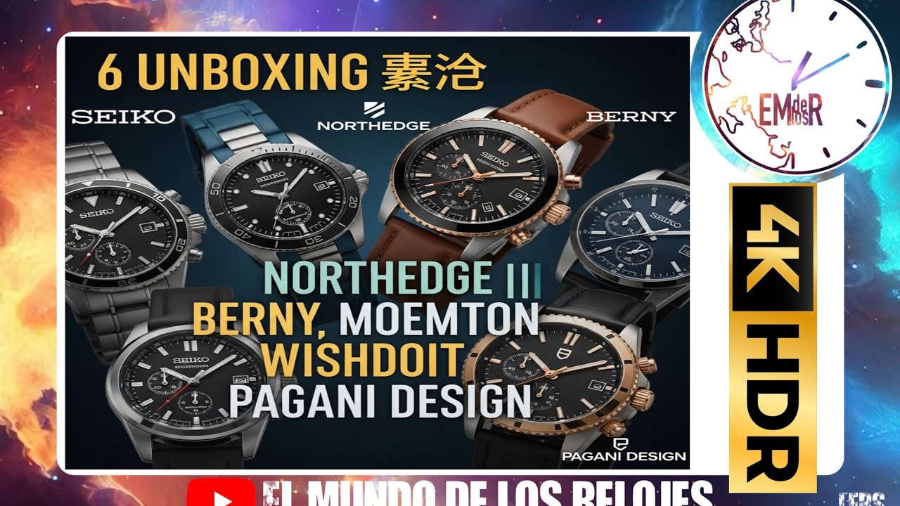 EPIC UNBOXING: 6 Watches ? | Seiko, Pagani Design, Berny, and 