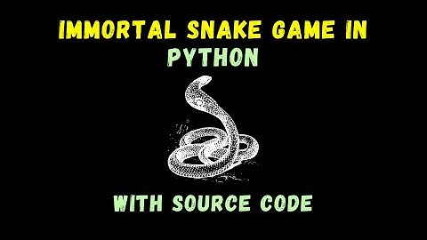 Immortal Snake Game in Python - Object Detection in Python - With Source Code #shorts