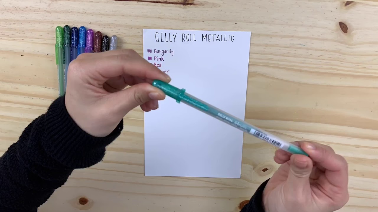 Sakura Gold Gelly Roll Pen - Metallic