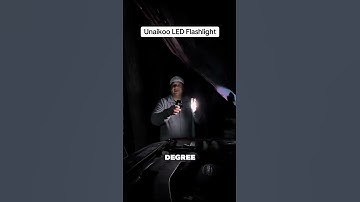 The Unaikoo LED Flashlight rotates 90 degrees, is super bright, has a few modes and includes a