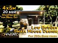 SMALL HOUSE DESIGN IDEA|20 SQM (4X5) |3D ANIMATION  WALKTHROUGH