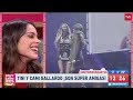 Tini sobre su amistad con Cami Gallardo