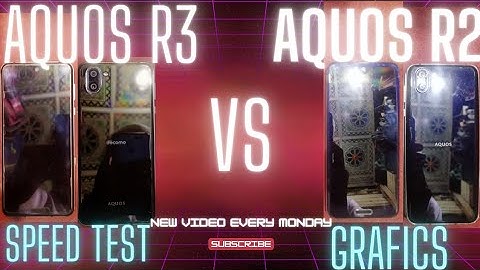 AQUOS R3 VS AQUOS R2 😱 SPEED TEST GRAFICS