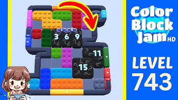 Color Block Jam Level 743 Solution Walkthrough