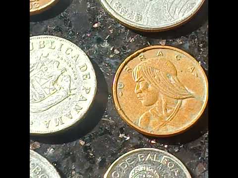 عملات معدنيه متنوعه لدولة بنما أمريكا الشمالية      