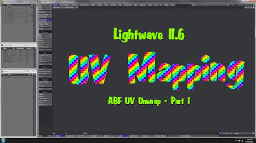 Lightwave 11.6 - UV Mapping - ABF UV Unwrap (Part 1 of 4)