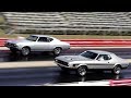 Chevelle SS396 vs Mustang 429 SCJ - 1/4 Mile Drag Race Video - Road Test TV ®