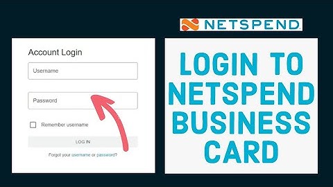 Netspend Business Card Login (2022) | How To Login Netspend Business Card