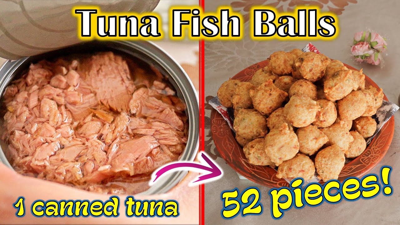 Malambot at Siksik‼ isang canned TUNA makakagawa ng 52 pieces na TUNA FISH BALLS – budget meal!