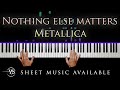 Metallica  nothing else matters  advanced piano cover arr yannick streibert