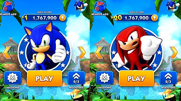 Sonic Dash SONIC VS KNUCKLES Android Gameplay HD